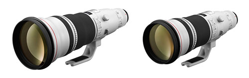 Updated Canon 500mm f/4L IS II and 600mm f/4L IS II super-telephoto lenses