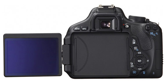 Canon EOS Rebel T3i / 600D with 30-inch Vari-Angle LCD display