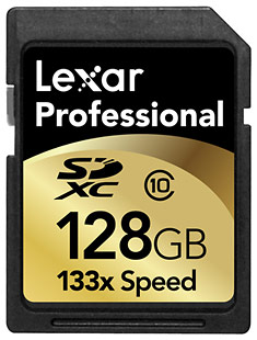 Lexar Professional 128GB SDXC Memory Card