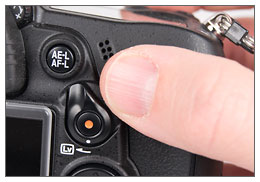 Nikon D7000 - Live View lever / switch