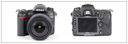 Nikon D7000 - front and back