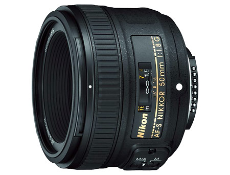 Nikon AF-S 50mm f/1.8G prime lens