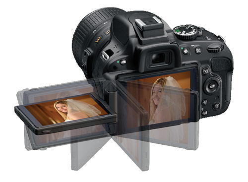 The Nikon D5100 DSLR with 3-inch Vari-Angle LCD display