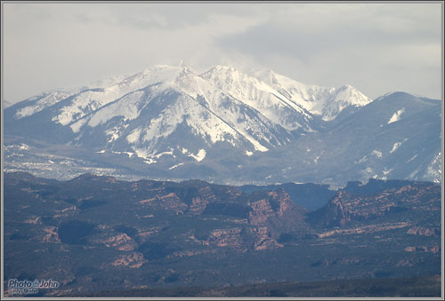 La Sal Mountains, Utah - Olympus E-PL2 and M.Zuiko ED 75-300mm Zoom Lens