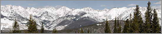 Vail Panorama shot with the Olympus E-PL2 and 75-300mm Micro Four Thirds zoom lens