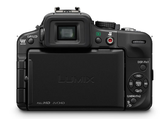 Panasonic Lumix G3 - rear