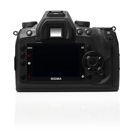 Sigma SD1 camera - rear / LCD display