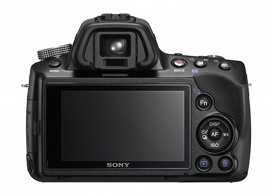 Sony Alpha SLT-A35 - rear LCD display