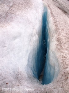 Olympus E-P3 - glacial crevasse photo