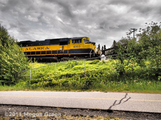 Olympus E-P3 - Alaska Train Photo