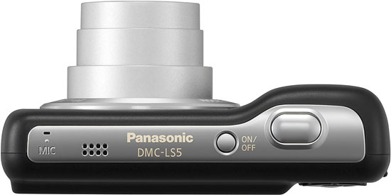 Panasonic Lumix DMC-LS5 Top