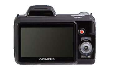 Olympus SP810-UZ - rear LCD display