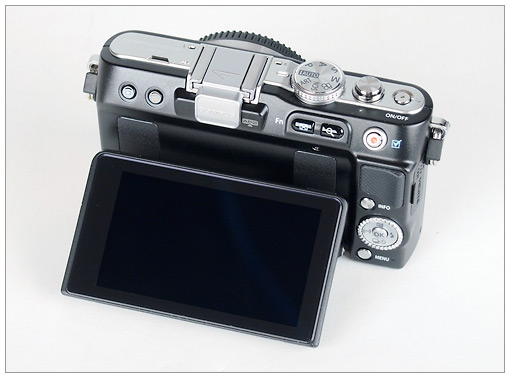 Olympus E-PL3 Pen Camera - new tilting LCD display