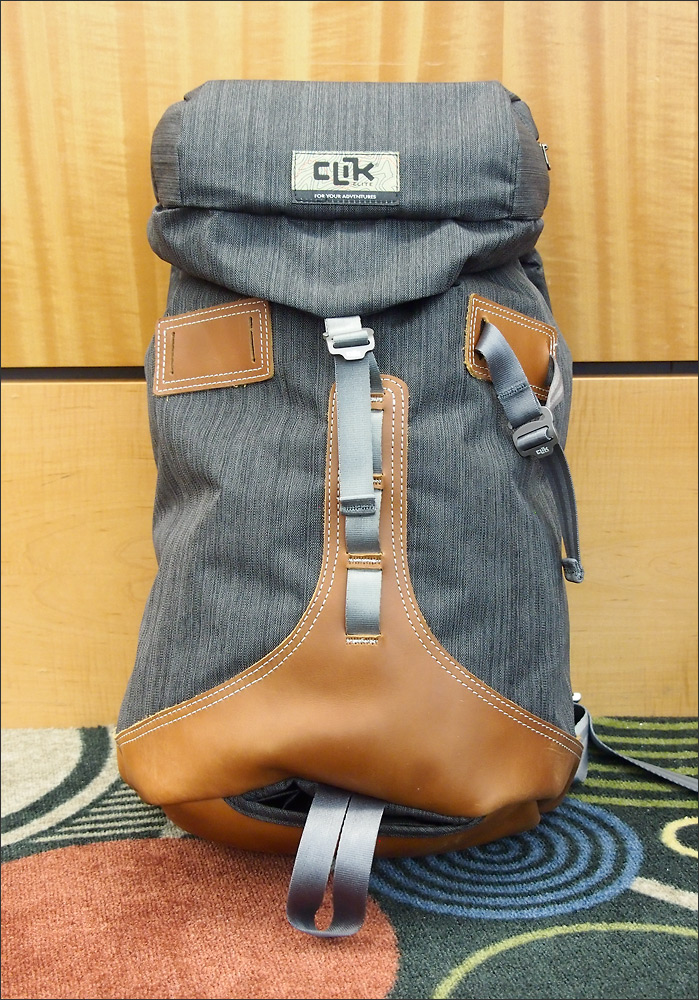 Clik "Classic" climber gear pack styled backpack with camera compartment