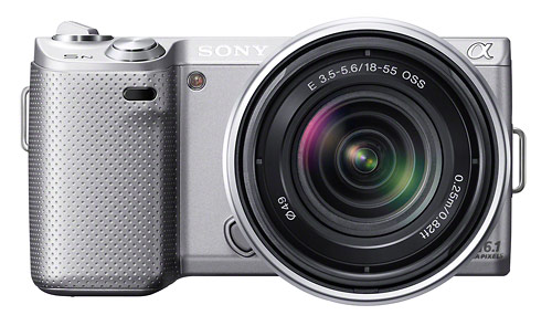 Sony Alpha NEX-5N compact system camera - silver