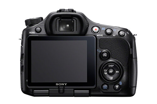 Sony Alpha SLT-A65 - rear LCD display