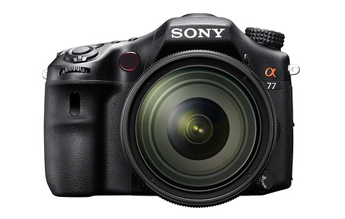 Sony Alpha SLT-A77 transparent mirror EVF camera