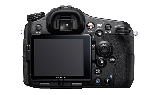 Sony Alpha SLT-A77 - rear LCD display