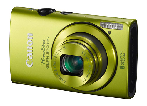 Canon PowerShot ELPH 310 HS digital camera - green