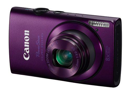 Canon PowerShot ELPH 310 HS digital camera - purple