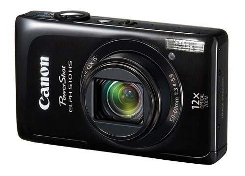 Canon PowerShot ELPH 510 HS pocket superzoom camera - black