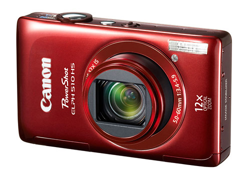 Canon PowerShot ELPH 510 HS pocket superzoom camera - red