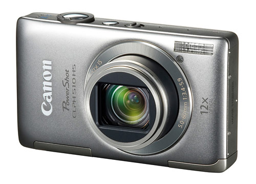 Canon PowerShot ELPH 510 HS pocket superzoom camera - silver