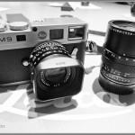 Leica M9 digital rangefinder with Summicron 35mm f/2.0 and Summicron 75mm f/2.0 lenses