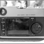 Leica M9 - rear LCD display and controls