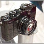 Fujifilm X10 camera - 3/4 view