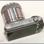 Sony Alpha NEX-C3 - top view