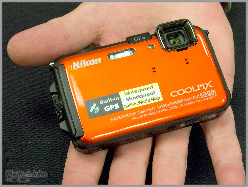 Nikon Coolpix AW 100 waterproof, shockproof camera - orange