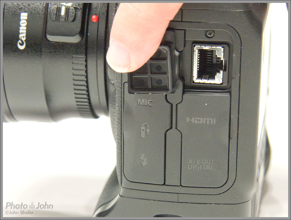 Built-In Ethernet Connection On The Canon EOS-1D X