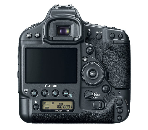 Canon EOS-1D X - rear and LCD display