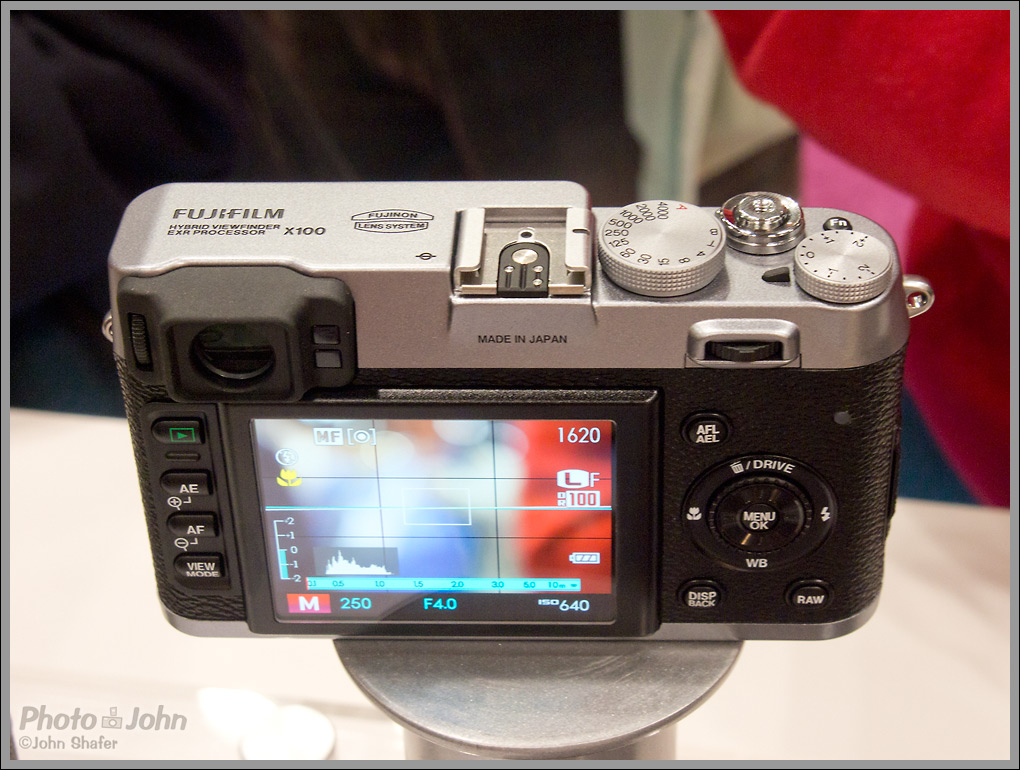 Fujifilm X100 Camera - Top & Rear