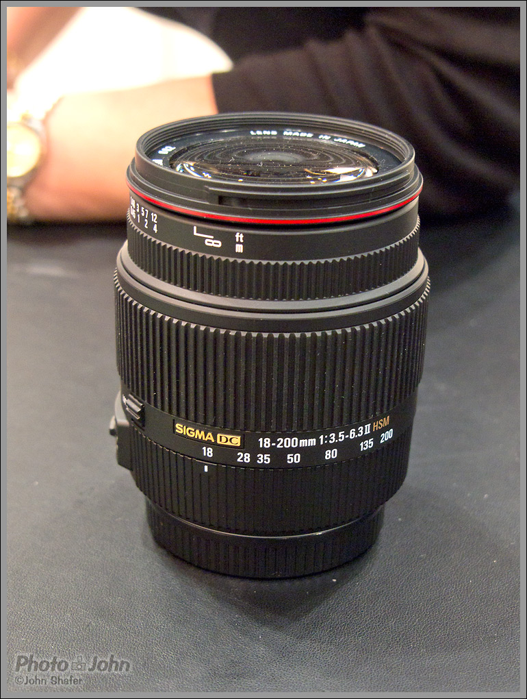 Sigma 18-200mm F3.5-6.3 II DC OS HSM All-Purpose Zoom Lens