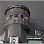 Sigma 24-70mm F2.8 IF EX DG HSM Zoom Lens - Top View