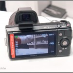 Sony NEX-5N - Rear With Optional EVF (Electronic Viewfinder)