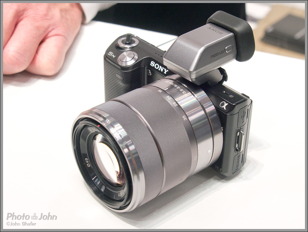 Sony NEX-5N With Kit Lens & Optional Electronic Viewfinder