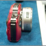 Panasonic Lumix GF3 Camera - Red - From Left