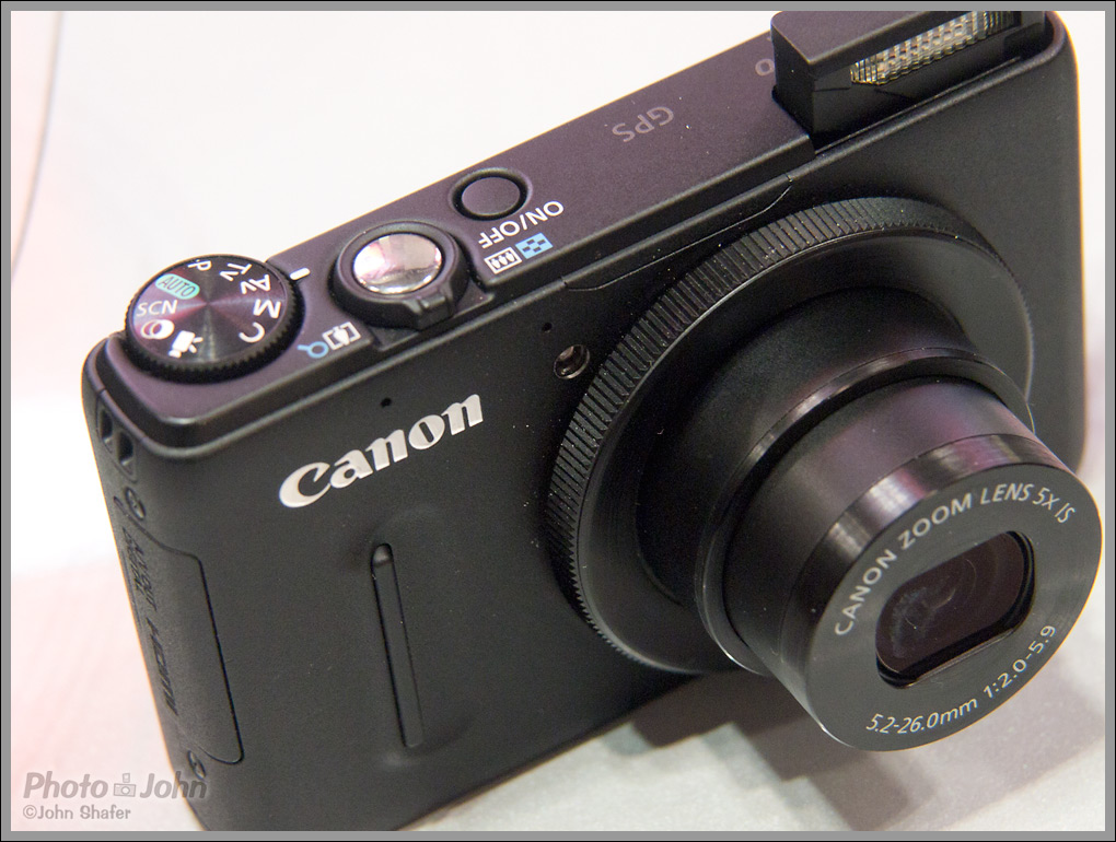 Canon PowerShot S100 - Top - Mode Dial & Shutter Release