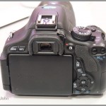 Canon EOS Rebel T3i / 600D - rear LCD display closed