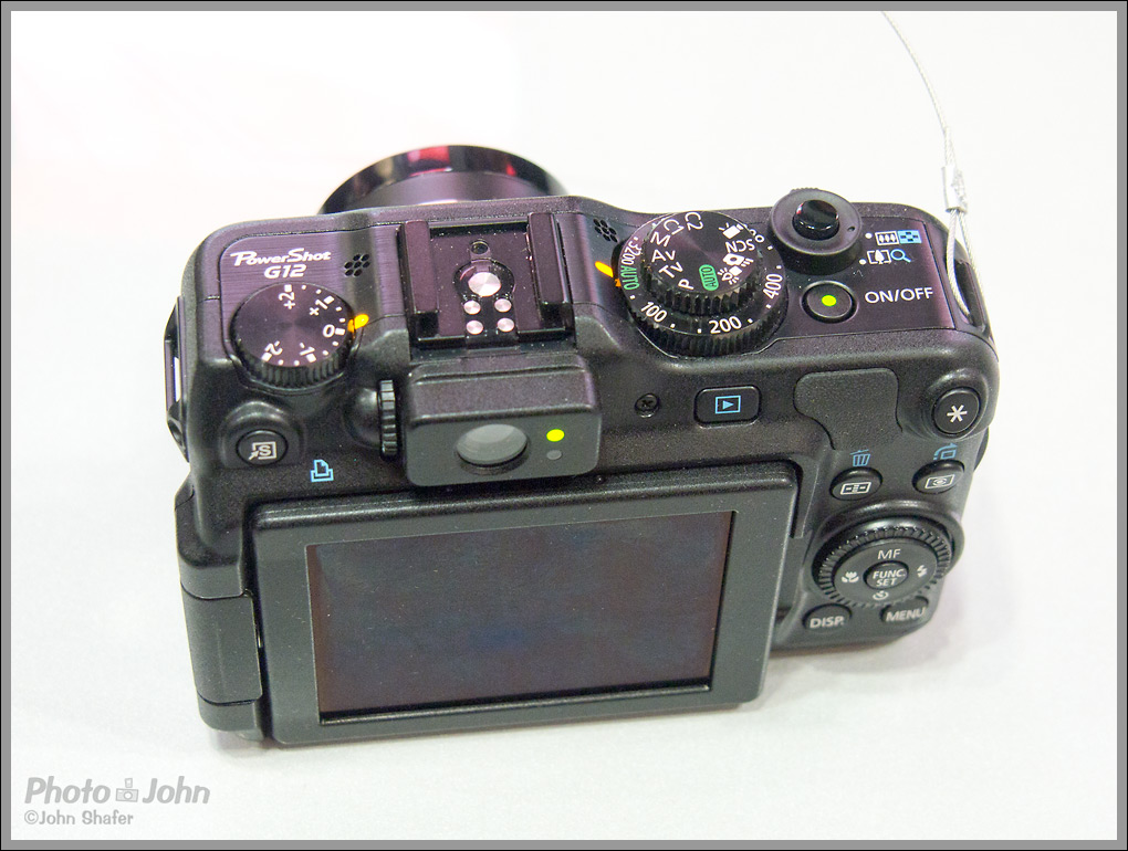 Canon PowerShot G12 - Top & Controls