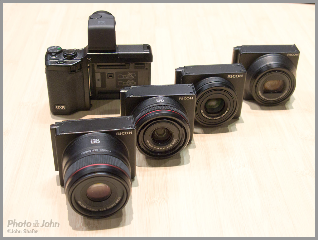 Ricoh's Unique GXR Modular Digital Camera With "Lens Mount Units"