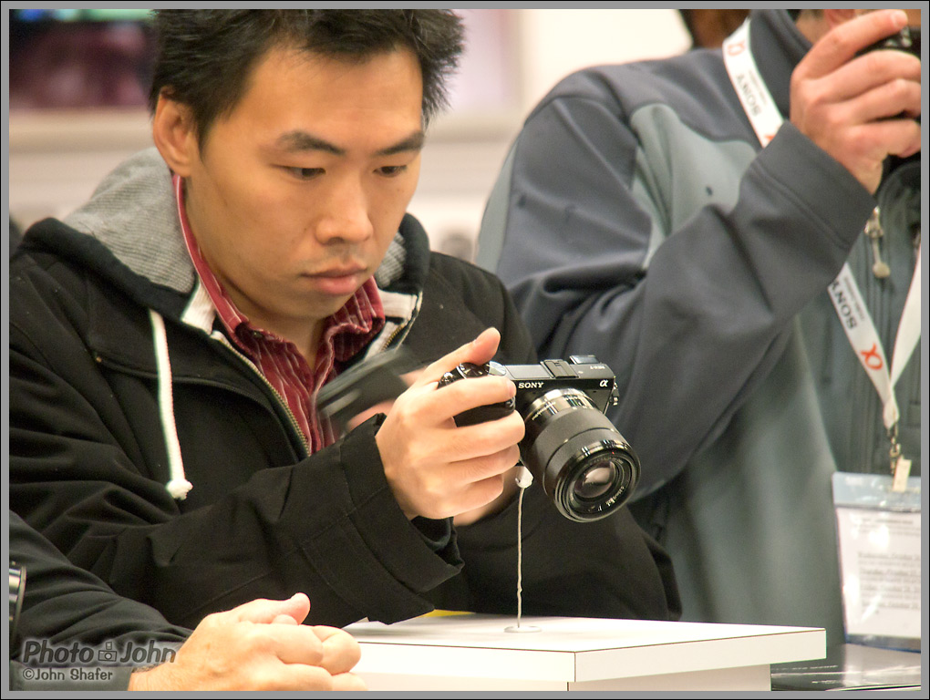 Checking Out The Sony NEX-7 At PhotoPlus Expo
