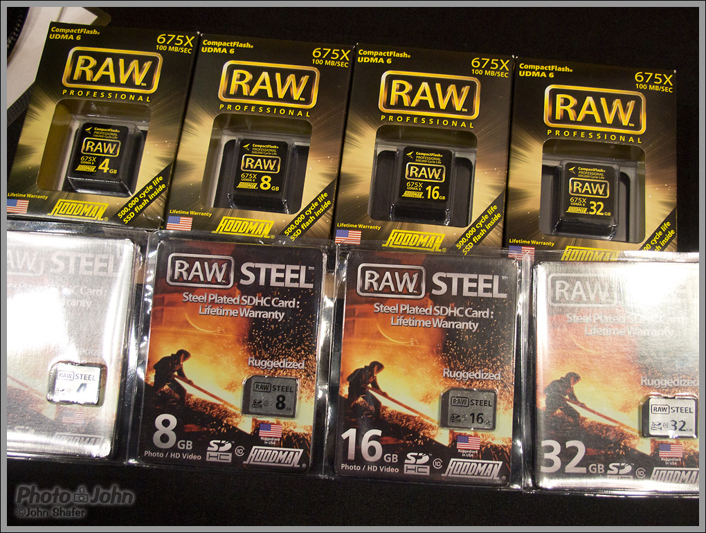 Hoodman Raw & Raw Steel Memory Cards