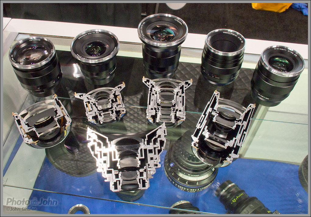 Cutaway Carl Zeiss Lenses
