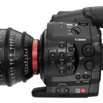 Canon EOS C300 Cinema Camera - Left Side With 85mm Lens