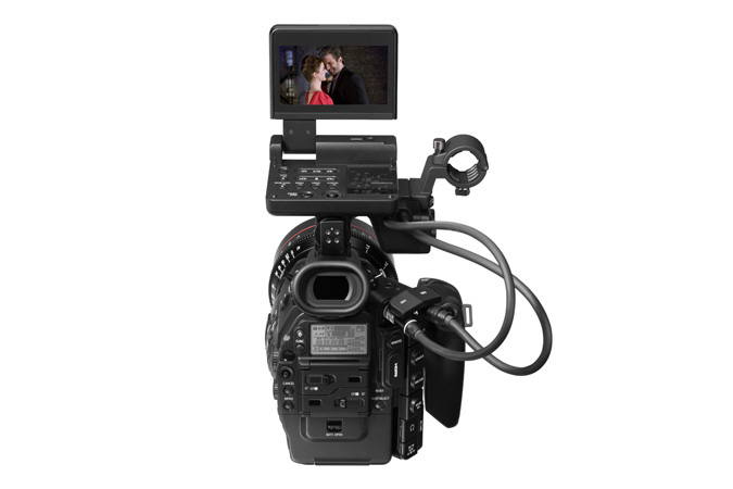 Canon EOS C300 Cinema Camera - Rear With LCD