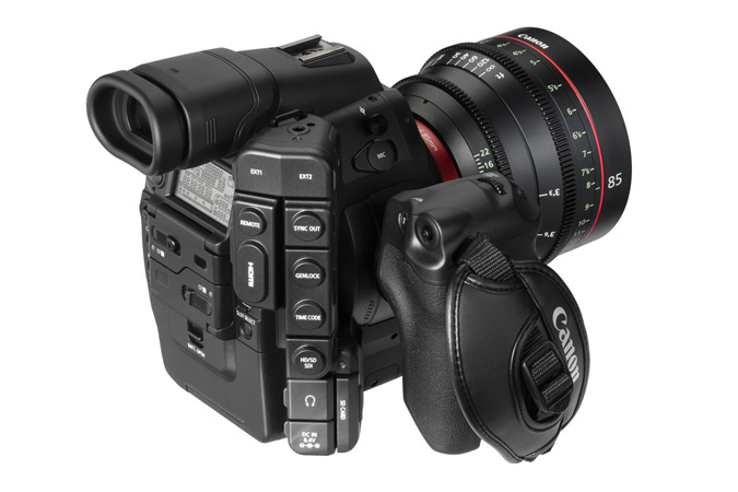 Canon EOS C300 Cinema Camera - Right Rear Controls